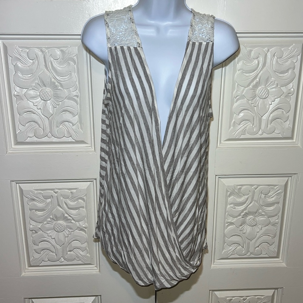 Olivia Moon Women’s Striped Top S